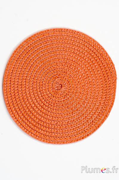 Base de bibi synthétique - diam. 14 cm - orange